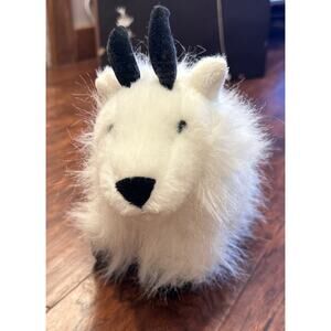Webkins White Plush Mountain Goat Ganz Hm337 No Code Retired Rare